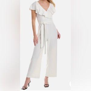 White nanette lepore jumpsuit